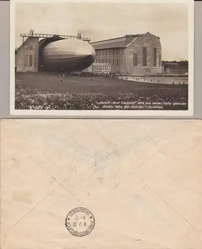 1930 RUSSLAND, Luftpost Nr. 20/21 auf Postkarte und Reisebrief – tolle Qualität