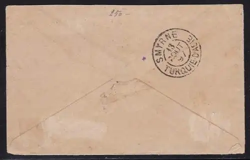 1892 MARTINIQUE - Nr. 33+36 Buchstabe für die Türkei SELTENES ZIEL