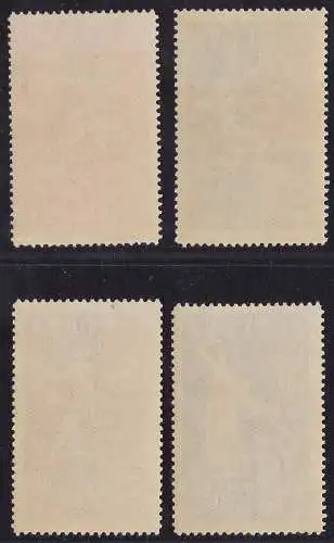 1938 Litauen/Litauen/Lietuva - PA Nr. 365A/D Serie mit 4 Werten MNH/**