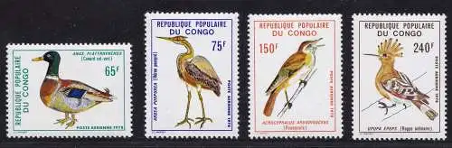 1978 KONGO - Birds/UccelliYvert PA 239/242 4er Serie val. postfrisch/**