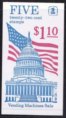 1985 USA - BRIEF Nr. 138 $1,10 roter und blauer Text postfrisch/**