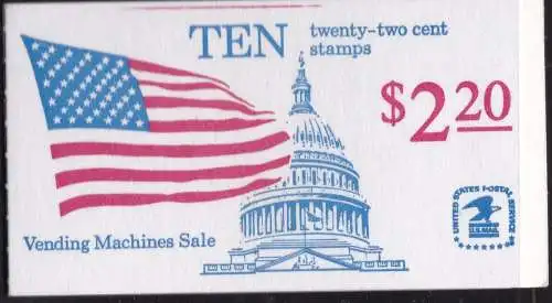 1985 USA - BRIEF Nr. 139 $2,20 roter und blauer Text postfrisch/**