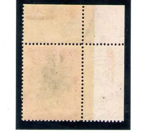 1921-22 MALTA - 1 Pfund Carminio, 1 £, Blattecke - Corner Sheet, Nr. 101 S.Gibbons - postfrisch**
