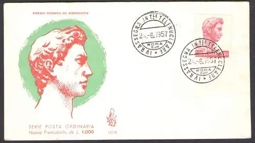 1957 REPUBLIK - VENETIEN Nr. 127/it San Giorgio Lire 1.000 NICHT GEREIST
