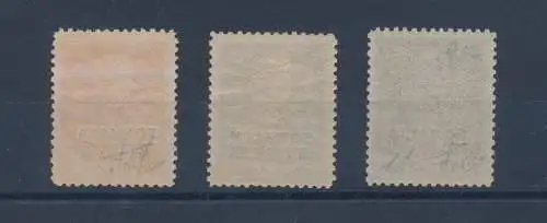 1925-26 SOMALIA - Nr. 67/69, Königsjubiläum, 3 Werte, gezackt 11, Cilio-Zertifikat + Unterschriften auf der Rückseite - postfrisch**