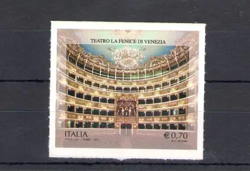 2013 Italienische Republik, Teatro Phönice - ungezahnt - nicht gestanzt, Nr. 3496A, postfrisch**