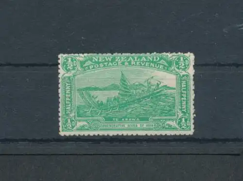1906 NEUSEELAND - Stanley Gibbons Nr. 370 - 1/2 d. smaragdgrün - postfrisch**