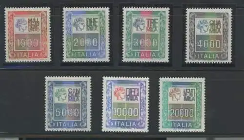 1978-87 Italien - Republik, Hohe Syrakus-Werte 7 Lire-Werte - postfrisch**