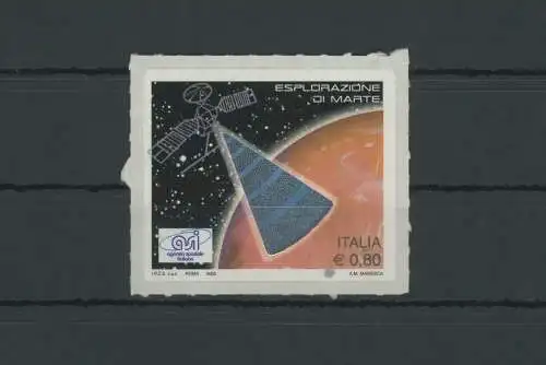2005 Italien - Republik, Euro 0,80 März Nr. 2885 mit gelegentlich silberfarbenem Fleck, selten, postfrisch**
