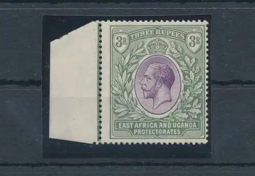1921 Ostafrika und Uganda - Stanley Gibbons Nr. 73 - 3 violett und grün - postfrisch**