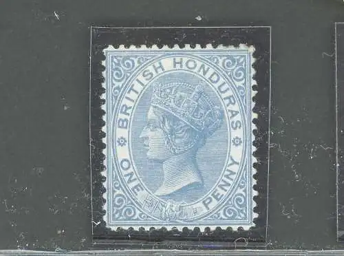 1872-79 BRITISH HONDURAS, Stanley Gibbons Nr. 12-1d. blau - MH*