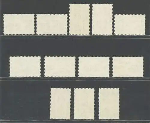 1938-47 British Honduras, Stanley Gibbons Nr. 150-61 - Komplette Serie 12 Werte - George VI - MNH**