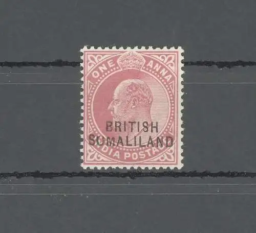 1903 Somaliland - Stanley Gibbons Nr. 26c, Sumaliland statt Somaliland - Sorte - postfrisch**