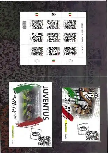 2015 Italien - JUVENTUS ITALIENISCHER CHAMPION 2014- 2015 FOLDER