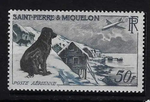 1957 Saint Pierre et Miquelon, Posta Aerea Yvert Nr. 24 - postfrisch **