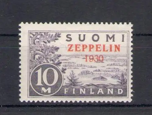 1930 Finnland - Luftpost Nr. 1, Zeppelin - 1 Wert - postfrisch**