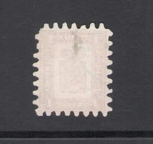1866-70 Finnland - Nr. 10, Wappen 41 M. gelbbraun - gebraucht