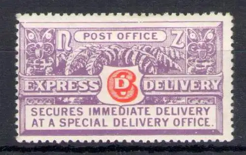 1903 NEUSEELAND - Stanley Gibbons Nr. 1 - Espresso - MH*