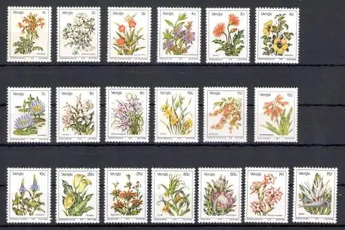 1979 Verkauf, Yvert Nr. 5/21+90+111 - Blumen - postfrisch**