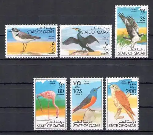 1976 KATAR, SG Nr. 608/13 - Vögel - postfrisch**