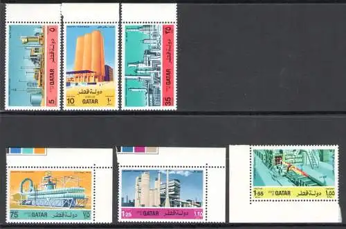 1975 KATAR, SG Nr. 568/73 - Industrie Katar - postfrisch**