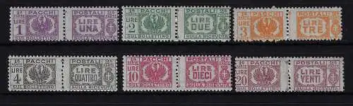 1946 LUOGOTENZA - Postpakete Nr. 60/65 - 6 Werte - postfrisch**