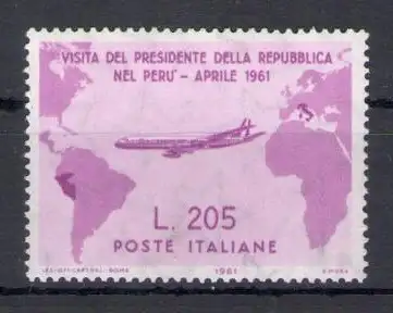 1961 Italien - 205 rosa Lire ausgegeben und zurückgezogen - Gronchi Rosa - postfrisch **