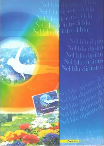 2008 Italien - Republik, Ordner - In Blu Gemalt in Blau Nr. 169 - postfrisch**