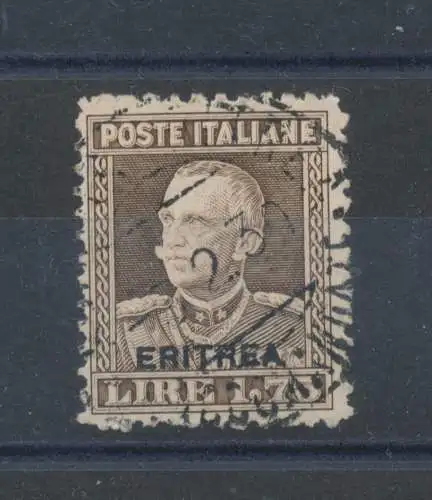 1928-29 Eritrea - 1,75 braune Lire, gebraucht