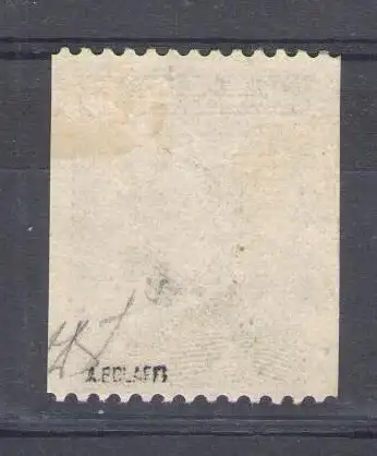 1906 Italien - Nr. 80 - 15 Cent schwarz grau nicht vertikal gezahnt - MH*