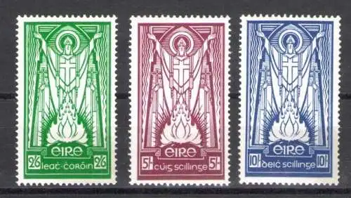 1940-45 IRLAND, Nr. 90/92 St. Patrick neu filigran postfrisch**