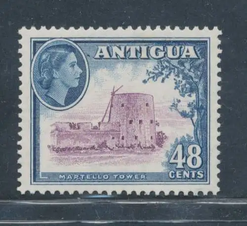 1953-62 Antigua - Stanley Gibbons Nr. 130 - 48 Cent lila und tiefblau - postfrisch**