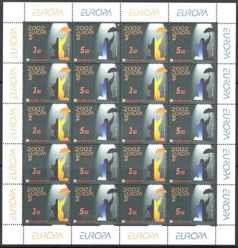 2002 EUROPA CEPT Kroatien Nr. 1 Minifil - postfrisch**