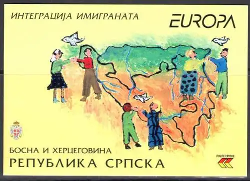 2006 EUROPA CEPT Bosnien-Serbien, Heft, postfrisch**