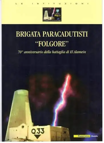 2012 Italien - Republik, Folder - Fallschirmspringer Folgore Nr. 327 - postfrisch**