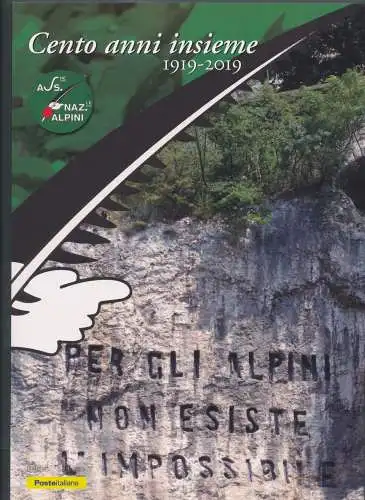 2019 Italien - Republik, Folder, Nationaler Alpenverband Nr. 664 - MNH**