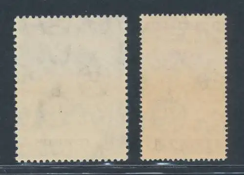 1948 Cipro, Stanley Gibbons Nr. 166/67, postfrisch**