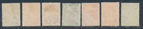 1897/98 Niger Küstenprotektorat Stanley Gibbons Nr. 66/72 - MH*