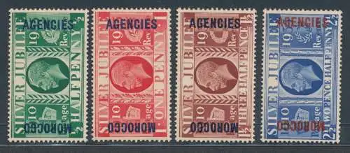 1935 Marokko Agenturen - Stanley Gibbons Nr. 62/65 - postfrisch**