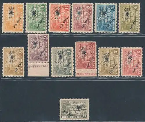 1931 Neuguinea, Stanley Gibbons Nr. 137/49 - postfrisch**