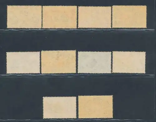 1938-52 St. Helena, Stanley Gibbons Nr. 25/45 - postfrisch**