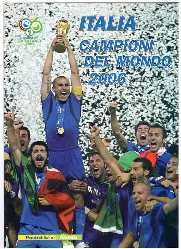 2006 Republik Briefmarken Folder Italien Fußballweltmeister postfrisch**