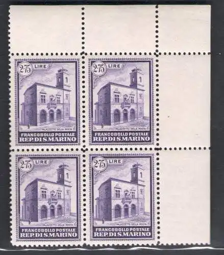 1932 SAN MARINO Nr. 159/163 WUNDERSCHÖNE VIERTEL MNH** Diena/Bolaffi Zertifikate