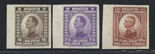 1921 JUGOSLAWIEN - MiNr. 145/158 - postfrisch** - Nicht katalogisierte Sorten