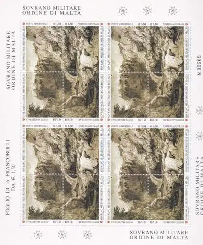 2010 SMOM - Nr. 1024/1027 Blatt 16 mnh/**