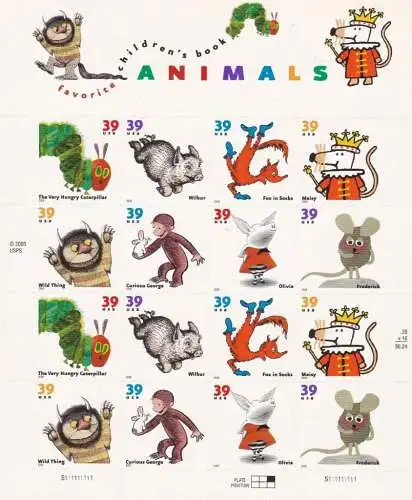 2006 USA, Animali-Mammals, Nr. 4181/4188 16 mnh/**