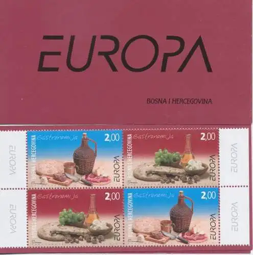 2005 EUROPA CEPT Bosnien-Herzegowina, Gastronomiebuch postfrisch**