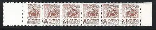1950-52 MEXIKO, YT 632 30c. rot postfrisch/** ABWECHSLUNG