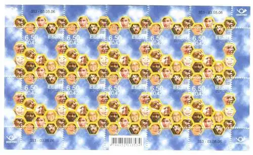 2006 EUROPA CEPT Estland Mini-Fol Jugendintegration mnh**