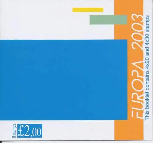 2003 EUROPA CEPT Zypern Kunstheft-Plakate postfrisch**